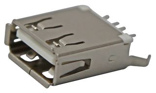 614004135023 - Receptacle, USB A, THT, Vertical