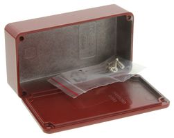 1590BSRD - IP54 Red Stomp Box Aluminium Instrument Enclosure - 112x60x38mm