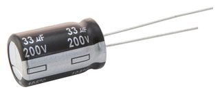 ECA1VHG222 - Electrolytic Capacitor, 2200 uF, 35 V, +/- 20%, Radial Leaded, 1000 hours @ 105°C, Polar