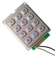 MCAK304NSSLWPMMBLGKT - Keypad, 3x4 Matrix, Metal