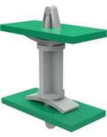 DLCBS-6-01 - Dual Lock PCB Supports, 9.5mm Height 4mm Hole Diameter, 40 Pack