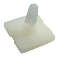 LCBSBM-3-01A2-RT - Nylon PCB Supports on Base, 4.8mm Height 3.18mm PCB Hole 12.7x12.7mm Base, 40 Pack