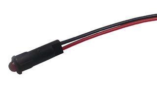 SSI-LXH312ID-150 - LED Panel Mount Indicator, QuasarBrite, Red, 2 VDC, 4 mm, 20 mA, 30 mcd, Not Rated