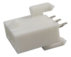 39-30-2030 - Mini-Fit Jr. Header, 2 Row, Vertical, with Snap-in Plastic Peg PCB Lock, 3 Way, without Drain Holes