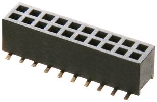 M50-3121045 - PCB Receptacle, Board-to-Board, 1.27mm, 2 Rows, 20 Contacts, Surface Mount, Archer M50