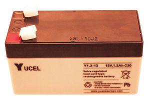 Y1.2-12 - Yucel 12V 1.2Ah Sealed Lead Acid Battery