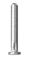 18-1658 - Single Sided Terminal Pin, Barbed Pressfit Retention, 1.32mm dia Hole, 1000 Pack