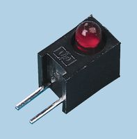 HLMP-1700-B00A2 - LED, Red, Through Hole, T-1 (3mm), 2 mA, 1.7 V, 626 nm