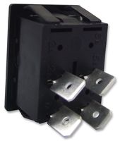 C1350ALAAF - Rocker Switch, On Off, DPST, 250V AC, 16A
