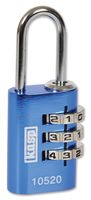 K10520BLUD - Aluminium 3-Digit Combination Padlock 20mm Blue