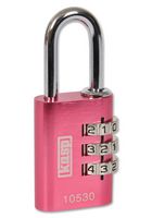 K10530PIND - Aluminium 3-Digit Combination Padlock 30mm Pink