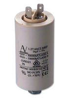 C274AC35200AA0J - Motor Run Capacitor, Metallized PP, Can, 20 uF, +/- 5%, Stud Mount - M8, 470 V