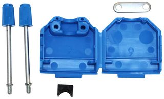 MC-DPPK9-BLUE-K - Backshell for DE, 9 Way, Blue Nylon
