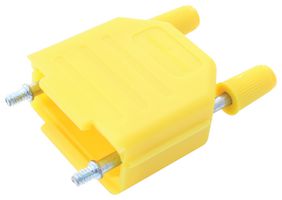 MC-DPPK9-YELLOW-K - Backshell for DE, 9 Way, Yellow Nylon