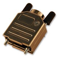 MC-DTPMK9-K - Backshell for DE, 9 Way, Metalised ABS