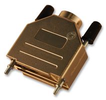 MC-DTPMK15-K - Backshell for DA, 15 Way, Metalised ABS