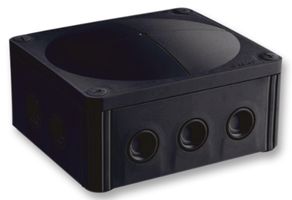 10101463 - Combi 1210/5/S Polypropylene IP66/67 Junction Box Black 160 x 140 x 81mm