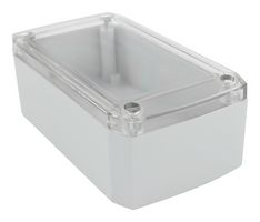 CSACTT002 - IP54 ABS Enclosure with Transparent Polycarbonate Lid - 110x60x40mm