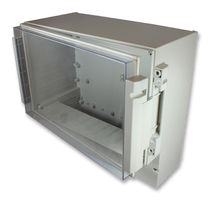 CHD771004 - IP65 Polycarbonate Wall Mount Enclosure with Transparent Door - 256x217x132.5mm