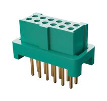 G125-FV11605L0P - PCB Socket, Black / Green, Wire-to-Board, 1.25mm, 2 Rows, 16 Contacts