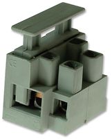 CFTBN/2WP - Terminal Block, Fused, No Earth, Wire Protector, 2 Way