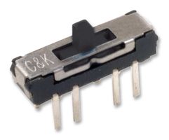 JS203011CQN - Slide Switch, DP3T, On On, 6V, 300mA