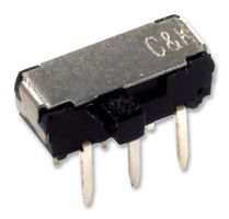 JS202011AQN - Slide Switch, On On, DPST, 6V, 300mA