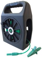 CIH299450 - 4mm Earth Test Lead Reel with Push-Fit Crocodile Clip - 50m