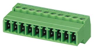 1857922 - Pluggable Terminal Block, 3.81 mm, 6 Ways, 28 AWG, 16 AWG, 1.5 mm², Screw