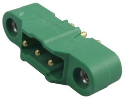 M300-MV10345M1 - Pin Header, Black / Green, Wire-to-Board, 3mm, 1 Rows, 3 Contacts