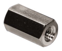 005.01.103 - Brass Threaded Hex Spacer, Female, M2 x 10mm, 4mm A/F