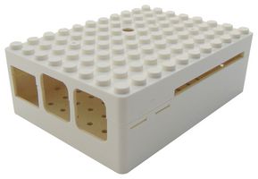 CBPIBLOX-WHT. - Pi-Blox Raspberry Pi Case, White