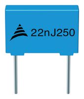 B32529C1104J000 - General Purpose Film Capacitor, Metallized PET Stacked, Radial Box - 2 Pin, 0.1 uF, +/- 5%, 63 V