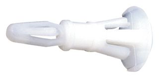 2633 - PCB Spacer, Round Reverse Lock-In Support, Nylon 6.6, 15.9mm x 9.5mm