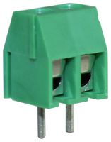CTBP3051/2 - 3.5mm Ultra Low Profile Commercial Screw Terminal Block, 2-Pole, 10A