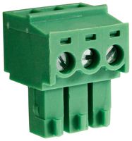 CTBP92HE/3 - 3.81mm Pluggable Rising Clamp Terminal Block, 3-Pole, 8A