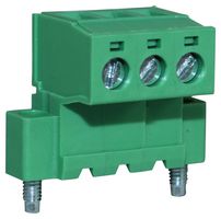 CTBP96HJ/3FL - 5.08mm Inverted/Reverse Flanged Terminal Block, 3-Pole, 15A