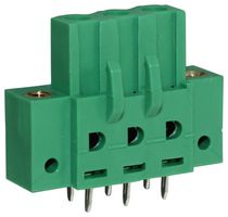 CTBP97VJ/3FL - 5.08mm Inverted/Reverse Flanged PCB Terminal Block, 3-Pole, 15A
