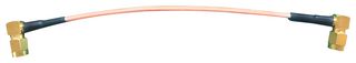 MC001056 - RF Cable Assembly, 90° SMA Plug to 90° SMA Plug, RG316, 150mm, Transparent