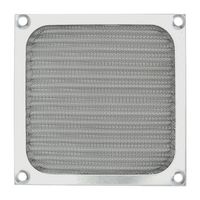 MC32641 - EMI/RFI Fan Filter Assembly, 92mm, Silver Aluminium / Stainless Steel