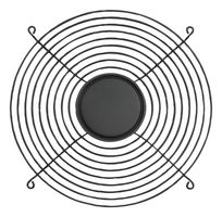 MC34215 - Fan Finger Guard, 222mm, Black Steel