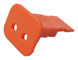 W2S - Connector Accessory, Orange, Wedge Lock, Deutsch DT Series 2Pos Plug Connectors, DT Series, PBT