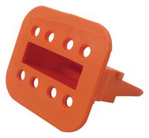 W8S - Connector Accessory, Orange, Wedge Lock, Deutsch DT Series 8Pos Plug Connectors, DT