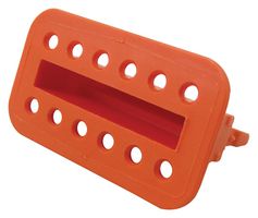 W12S - Connector Accessory, Orange, Wedge Lock, Deutsch DT Series 12Pos Plug Connectors, DT