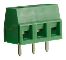 CTBP0508/3 - 5.08mm Low Profile Rising Clamp Terminal Block, 3-Pole, 8A