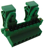 CTBPD96HG/8FL - 5mm Pluggable DIN Rail Horizontal Flanged PCB Terminal Block, 8 Poles, 50mm