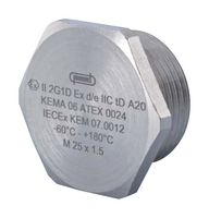 1.875.1600.50 - Brass Blanking Plug, M16x1.5, IP68/IP69K