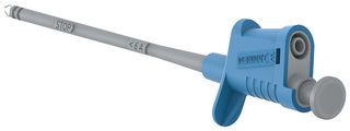 76-1564 - 6A Pincer Clip 4mm Test Probe - Blue