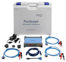 PICOSCOPE 4444 STANDARD KIT - PicoScope 4-Channel High Resolution Differential USB PC Oscilloscope with 3x Probes & Adaptor Kit, 20MHz