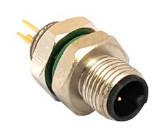 PXMBNI05FPM03AFL001 - 3 Pole M5 Front Panel Mount Plug to 100mm Free End Lead